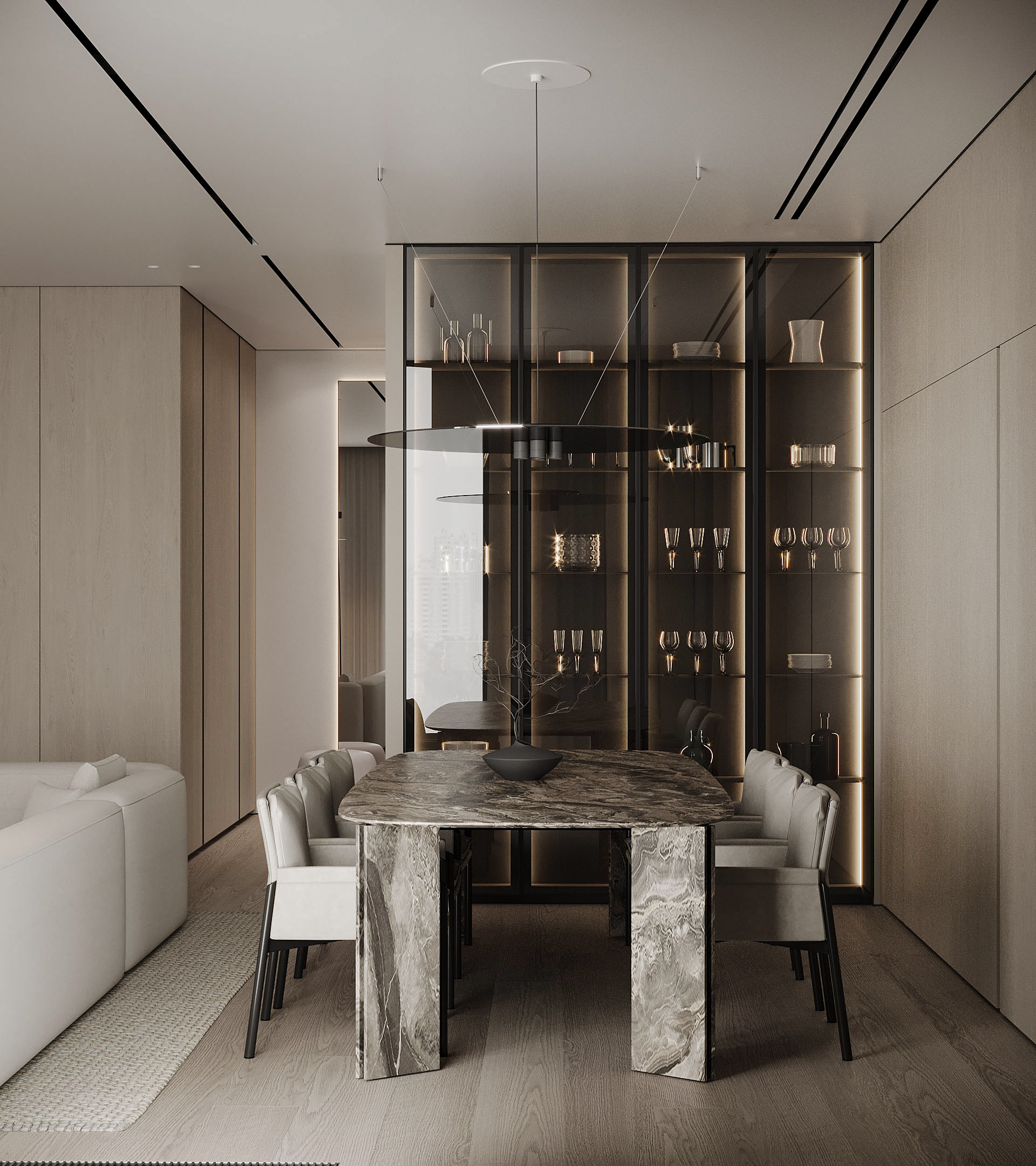 Столовая проекта Forma Apartment